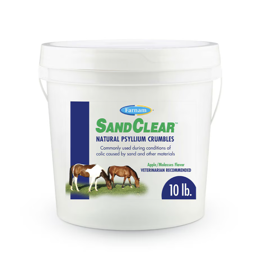 Farnam SandClear Psyllium Crumbles available at FarmVet to reduce Sand Colic in Horses